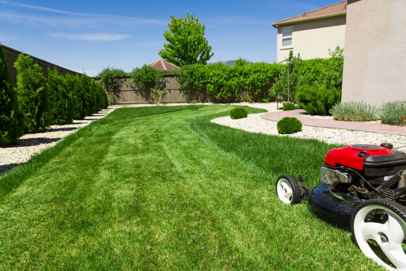 Lawn After Mowing
